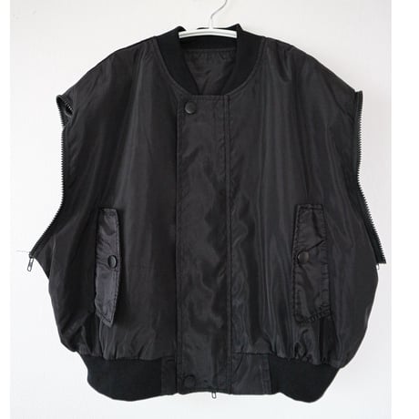 2WAYクロップドMA-1 【BLACK】
