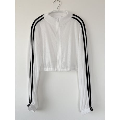 サイドラインシアークロップドJK【WHITE】