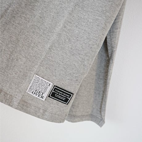 UネックサイドスリットBIG T 【GRAY】