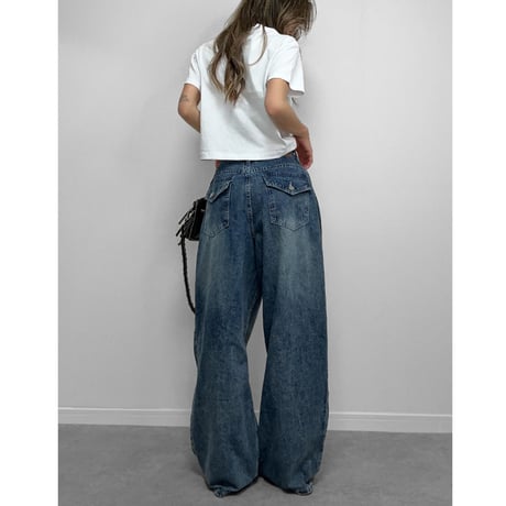 2WAYバレルレッグDENIM