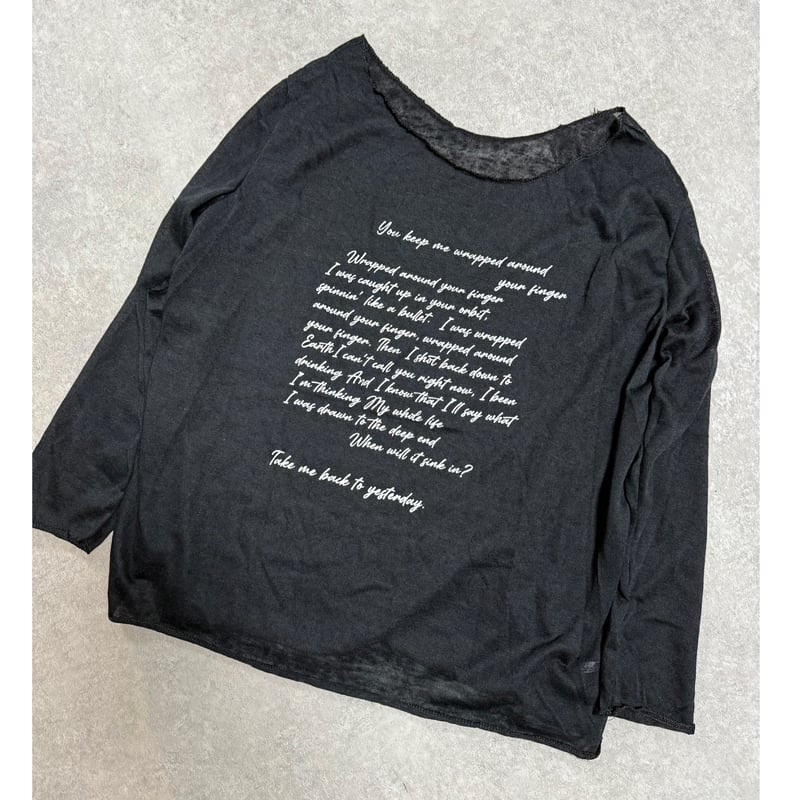 シアーカットオフロンT 【BLACK】 | Welina