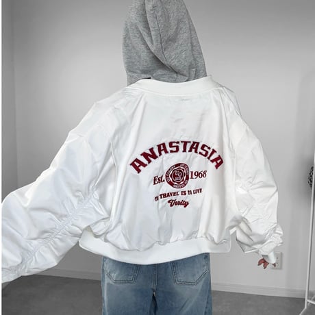 レイヤードフーディーJK "ANASTASIA" 【WHITE】
