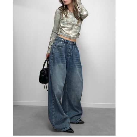 2WAYバレルレッグDENIM