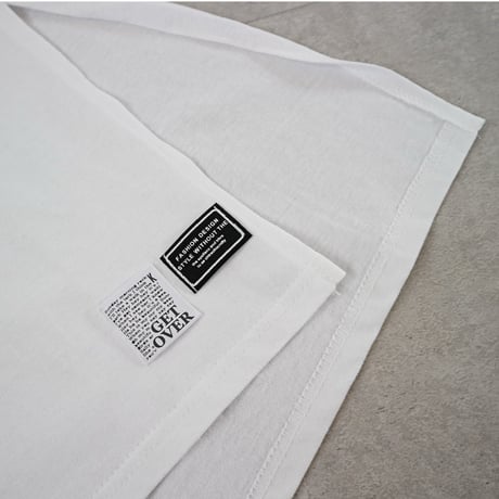 UネックサイドスリットBIG T 【WHITE】