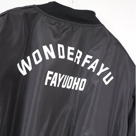 2WAYクロップドMA-1 【BLACK】