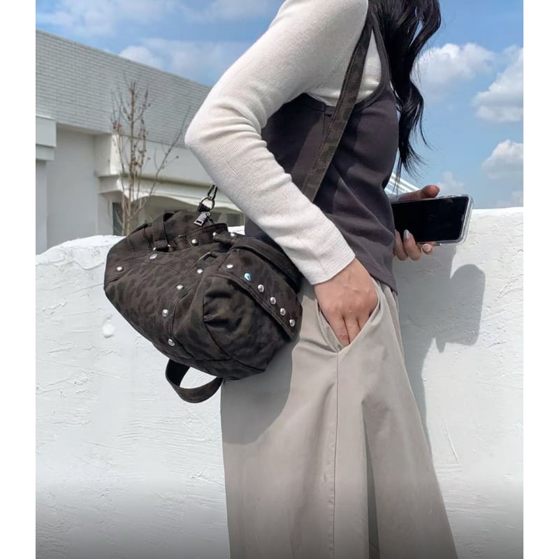 レオパード トゲトゲ スタッズ リュック eversoul_eplus1100_2