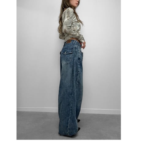 2WAYバレルレッグDENIM