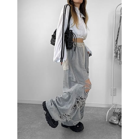 サイドラインシアークロップドJK【WHITE】