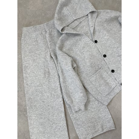 フーディーニットセットアップ【LIGHT GRAY】