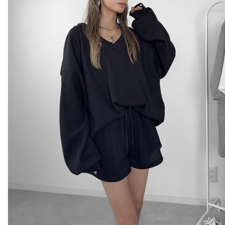 ワッフルセットアップ【BLACK】