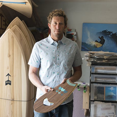 VISSLA（ヴィスラ）別注×DANNY HESS（ダニー・ヘス）HAND PLANE/ハンドプレーンウッドボード
