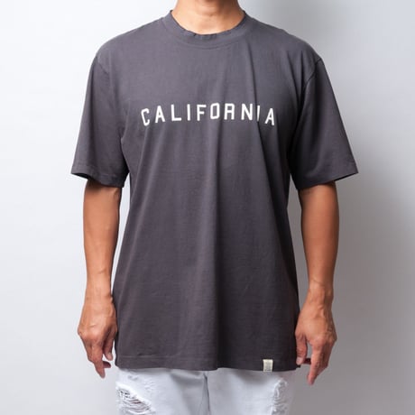 ISLANDER/アイランダー CALIFORNIA/カリフォルニア ビッグシルエット ロゴTシャツ/ライトブラック