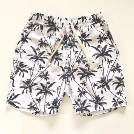 ISLANDER（アイランダー） パームツリー柄ショーツ/ホワイト
