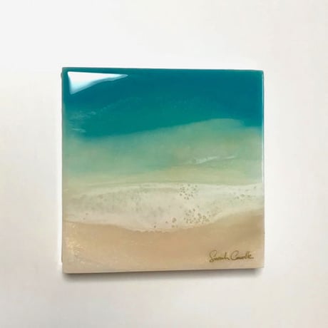 【Sarah Caudleアート】Turquoise Dream 6(原画)直筆サイン入り