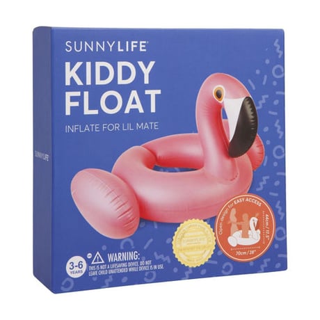 SUNNYLIFE（サニーライフ）ベイビー用フラミンゴフロート/浮き輪/KIDDY FLOAT FLAMINGO