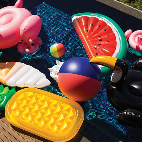 SUNNYLIFE（サニーライフ）ピンクフラミンゴボート/浮き輪/Inflatable Flamingo