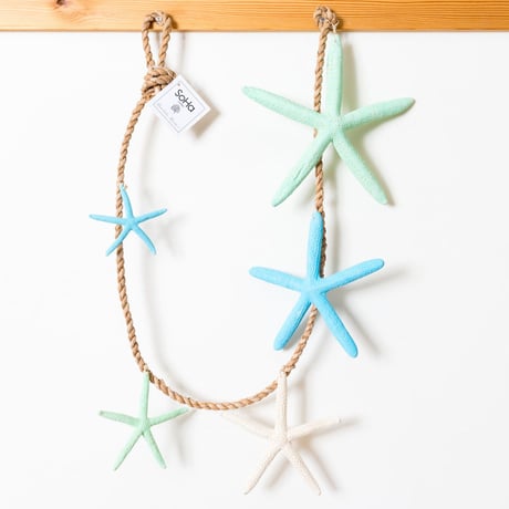 SoHa LIVING/Blue Starfish Garland Strand/スターフィッシュ壁掛けオーナメント