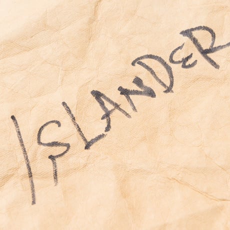 ISLANDER（アイランダー）ペーパークラッチバッグ/ベージュ