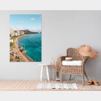 Jess Loiterton × ISLANDER Hawaiian Metal Print Art『Diamond Head』
