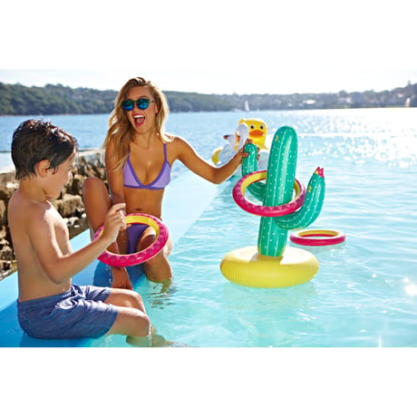 SUNNYLIFE（サニーライフ）サボテン型輪投げ/浮き輪/INFLATABLE CACTOSS
