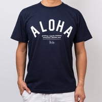 ISLANDER/アイランダー 『 ALOHA 』 Tシャツ/ネイビー