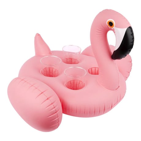 SUNNYLIFE（サニーライフ）フラミンゴドリンクホルダー/浮き輪/INFLATABLE DRINK HOLDER FLAMINGO