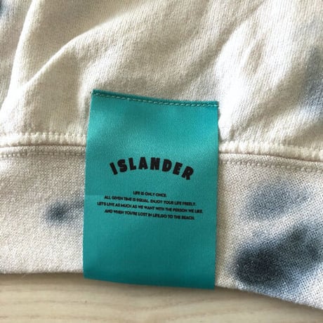 ISLANDER 2022ss タイダイクルーネックスウェット『Tie-dye』
