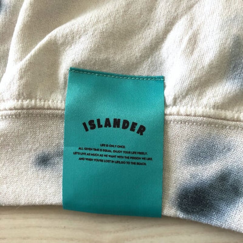 ER 2022ss タイダイクルーネックスウェット『Tie-dye』 ISLANDER 2022ss タイダイクルーネックスウェット『Tie-dye