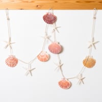 SoHa LIVING/White Star Garland /貝殻壁掛けオーナメント
