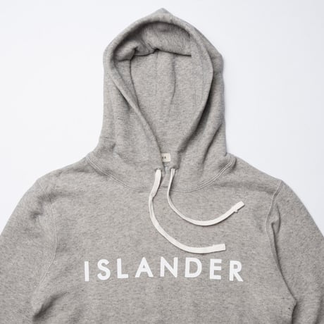 ISLANDER/アイランダー ロゴスウェットプルオーバーパーカー/ヴィンテージヘザー