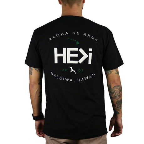 HE＞i（ヒー）Tシャツ GARAGE TEE（ブラック）S