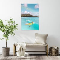 Jess Loiterton × ISLANDER Hawaiian Metal Print Art『Aloha State』