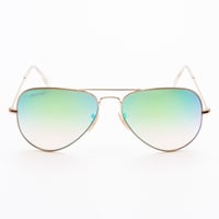 Entourage（アントラージュ）Teardrop Mirror Sunglasses サングラス/Green