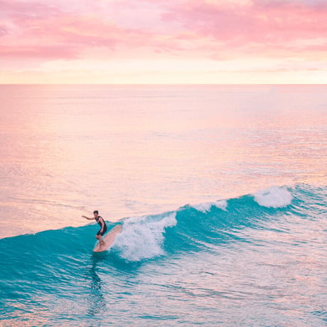 Jess Loiterton × ISLANDER Hawaiian Metal Print Art『Wave Slides』
