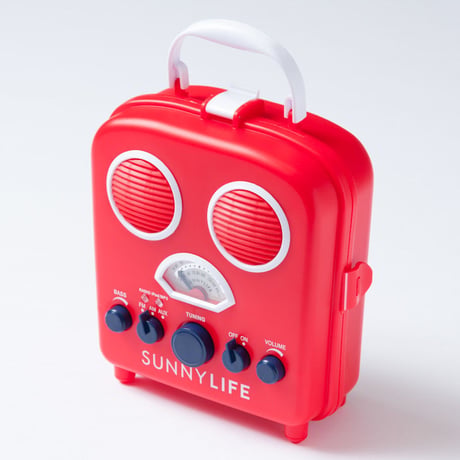 SUNNYLIFE（サニーライフ）BEACH SOUNDS/ビーチステレオスピーカー/Red