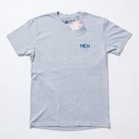 HE＞i（ヒー）Tシャツ GARAGE TEE（ヘザーグレー）S