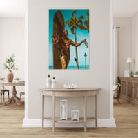 Jess Loiterton × ISLANDER Hawaiian Metal Print Art『Duke』