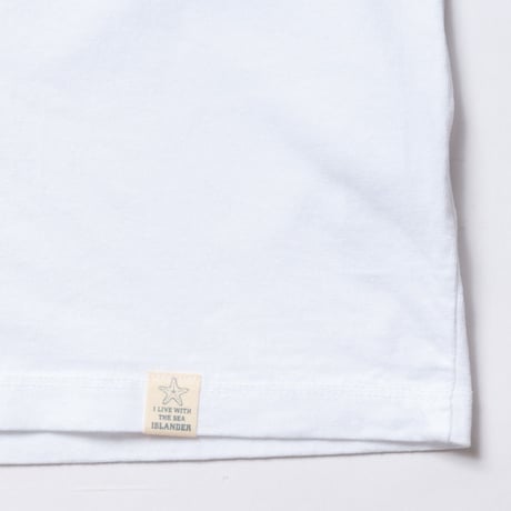 ISLANDER/アイランダー CALIFORNIA/カリフォルニア ビッグシルエット ロゴTシャツ/オフホワイト