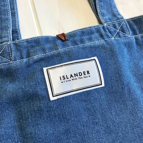 ISLANDER（アイランダー）スターコンチョトートバッグ/ライトブルー