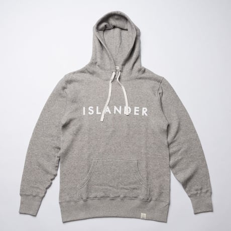 ISLANDER/アイランダー ロゴスウェットプルオーバーパーカー/ヴィンテージヘザー