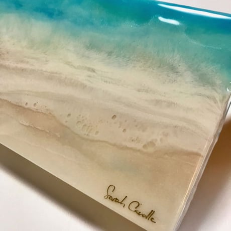 【Sarah Caudleアート】Peaceful Sea 5(原画)直筆サイン入り