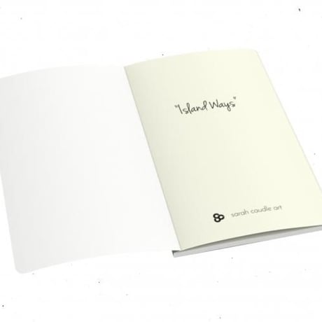 【Sarah Caudle / サラカードル】Island Way 《Sketchbook》5×8.5in