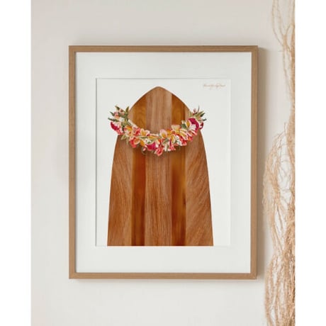 ALOHA DE MELE by JT OJERIO 『LEI ALAIA』《Matted Prints》