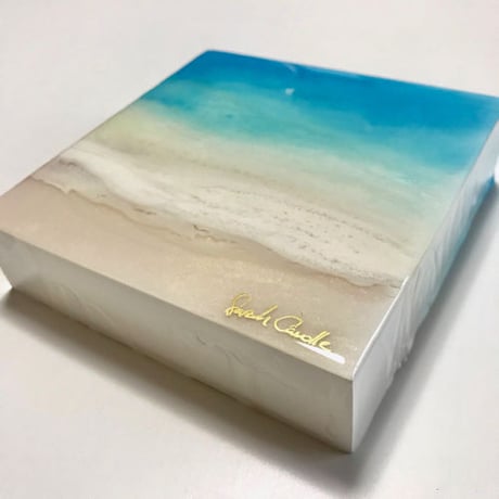【Sarah Caudleアート】Peaceful Sea 15(原画)直筆サイン入り