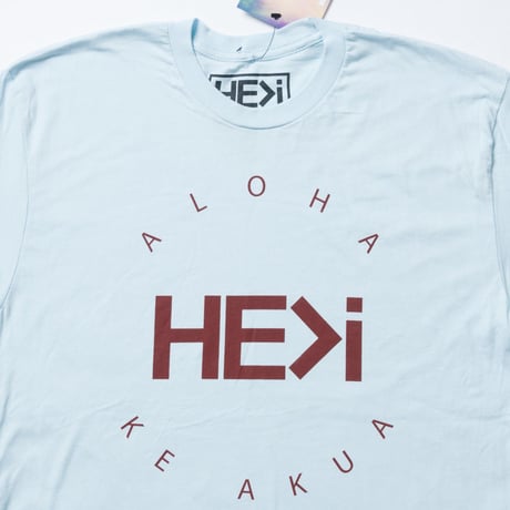 HE＞i（ヒー）Tシャツ ARC TEE（ライトブルー）M