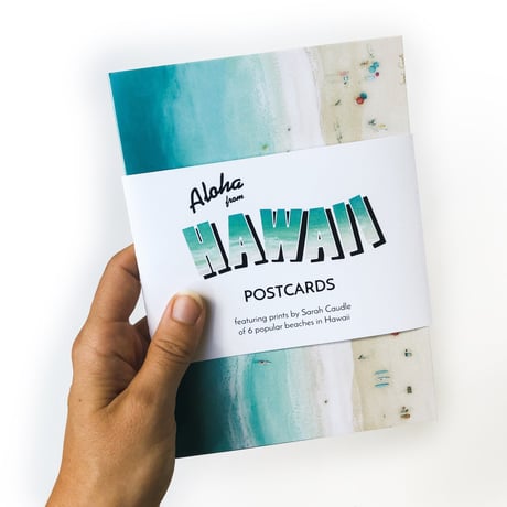 【Sarah Caudle / サラカードル】"Aloha from Hawaii" Postcards 6枚セット