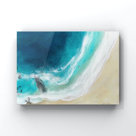 【Sarah Caudle / サラカードル】Waimea Bay《Open Edition Resin Prints on Metal》18×24inch
