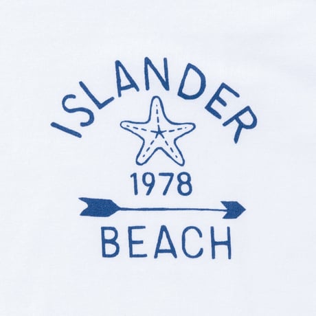 ISLANDER/アイランダー STARFISH & ARROW Tシャツ/ホワイト