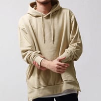ISLANDER/アイランダー ビッグシルエットサイドジッププルオーバーパーカー（ベージュ）