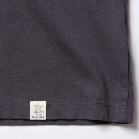 ISLANDER/アイランダー CALIFORNIA/カリフォルニア ビッグシルエット ロゴTシャツ/ライトブラック